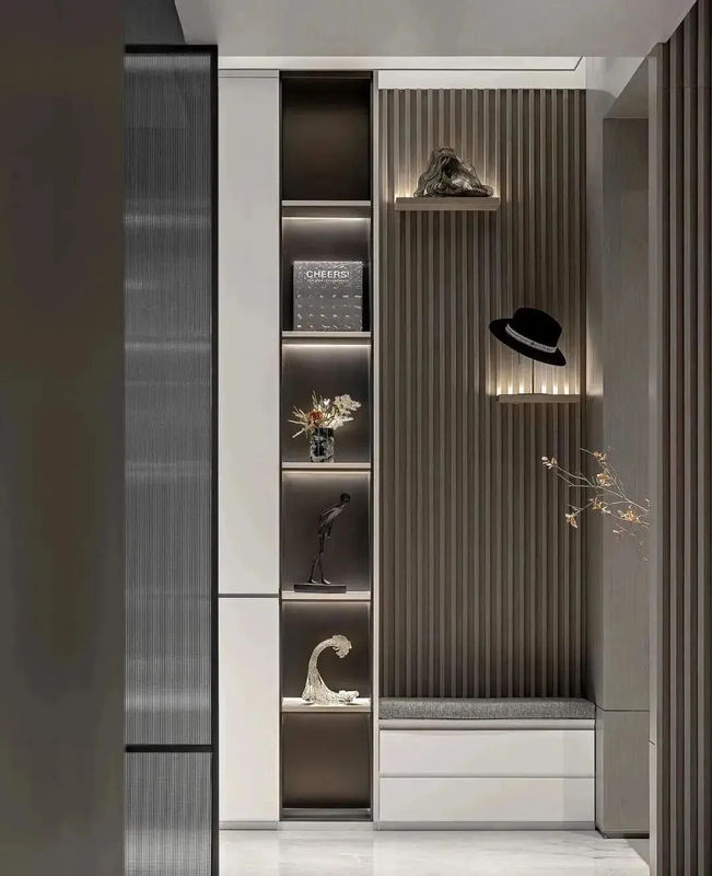 CE / ISO9001 Wpc Panel z listew drewnianych Wpc Panele dekoracyjne Odporność na promieniowanie UV