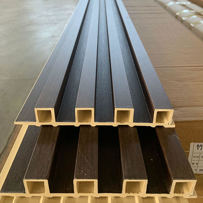 Home Decoration 160*24mm 3d karbowane panele ścienne Wpc okładziny Morden