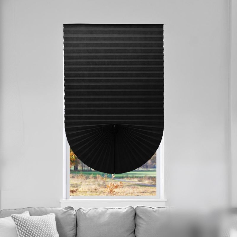 Anty ultrafioletowe przenośne kurtyny bezprzewodowe Plisowane zasłony zaciemniające Mini