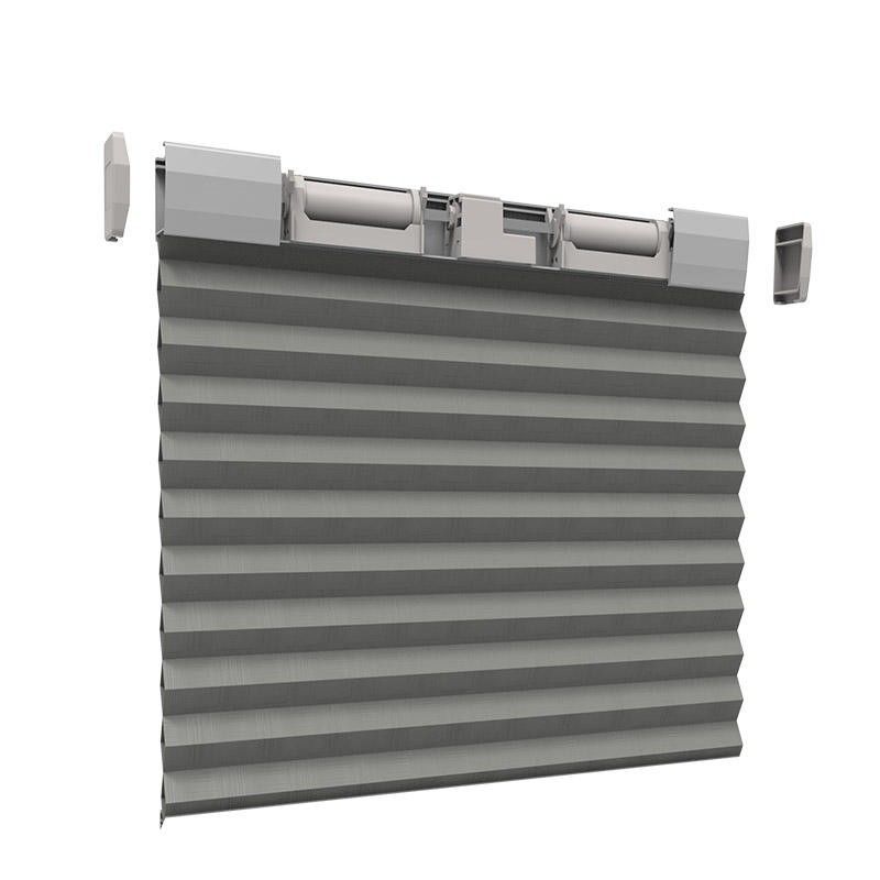 Dolne otwarte składane papierowe zasłony bezprzewodowe Plisowane rolety tymczasowe