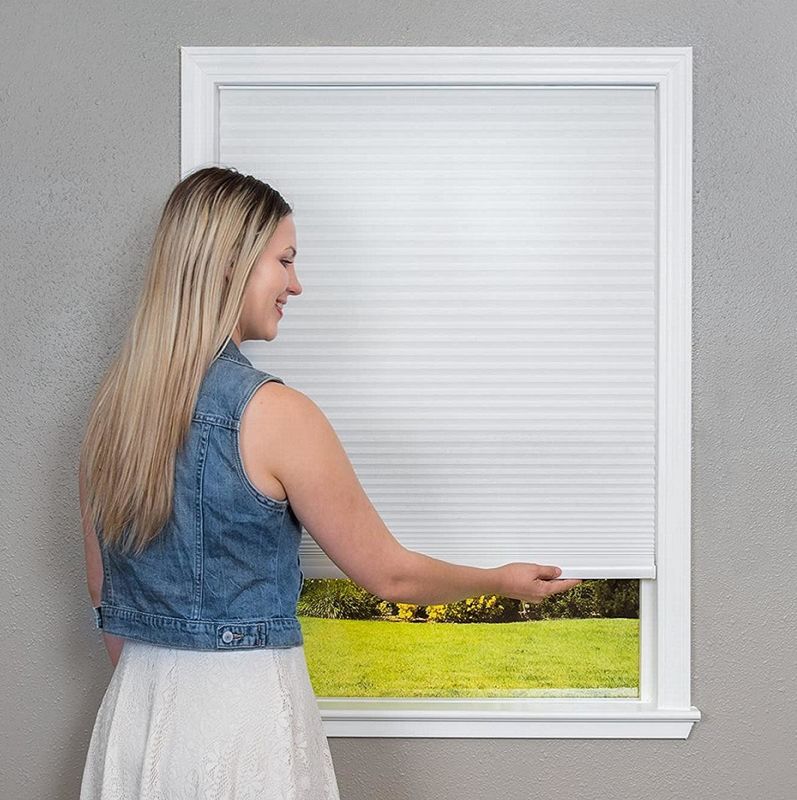 Przycinany rozmiar Idealne dopasowanie Bezprzewodowe rolety kurtynowe Tymczasowa instalacja