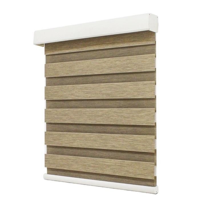 Bezprzewodowe kurtyny bezpieczeństwa CE dla dzieci Zmotoryzowana pozioma roleta Zebra