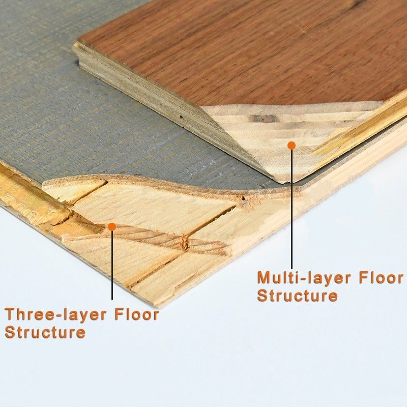 20 kolorów dębowych podłóg z twardego drewna szczotkowanego drutem o grubości 18 mm