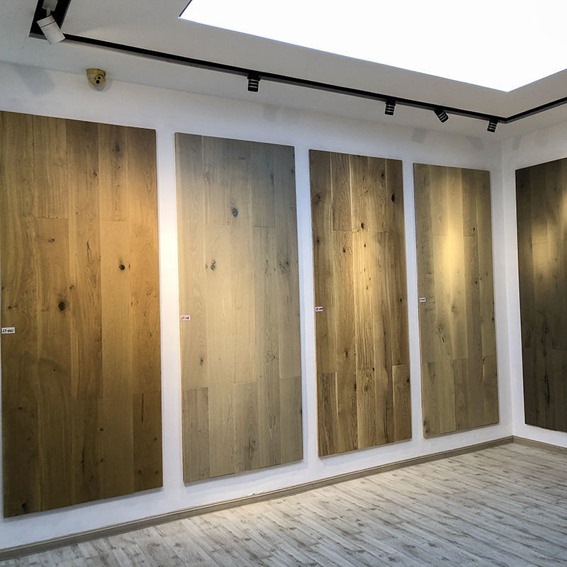 Szeroka deska Wash Distressed Oak Wood Engineered Flooring 20 kolorów Możliwość dostosowania