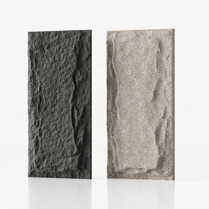 PU Sztuczny Panel ścienny z kamienia Polyurethane Kamienie grzybicze 3D Dekoracyjny Panel ścienny z kamienia