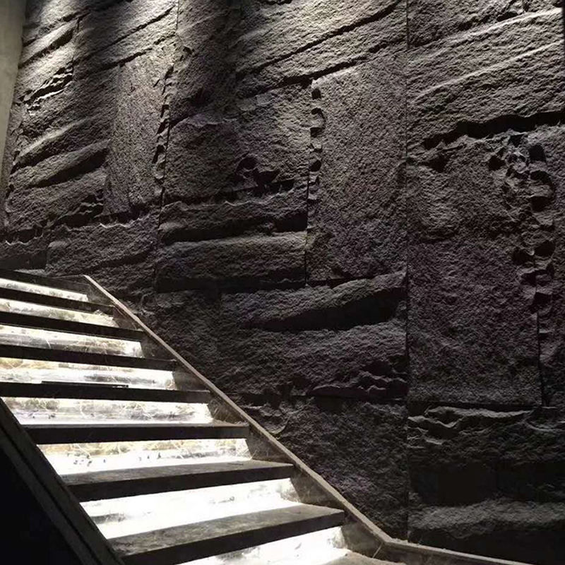 Sprzedaż hurtowa Wodoszczelna PU Kamienie 3D Dekoracja zewnętrzna Dekoracja wewnętrzna Kamień Panel ścienny Sztuczny kamień PU