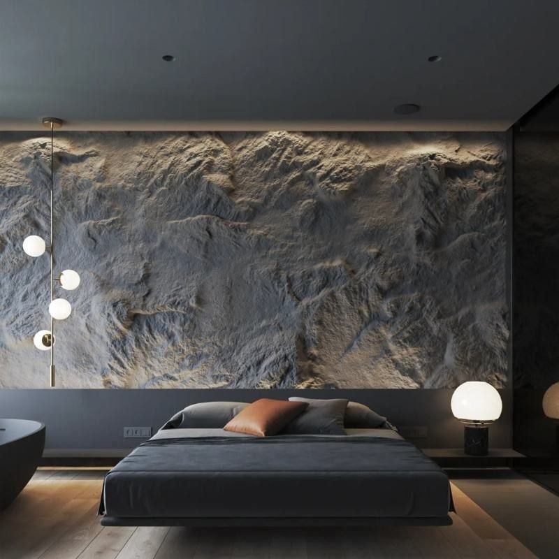 Ceny fabryczne Sztuczna kultura kamienia PU Piaszczyste kamienie do dekoracji ścian PU 3D Panel ściany