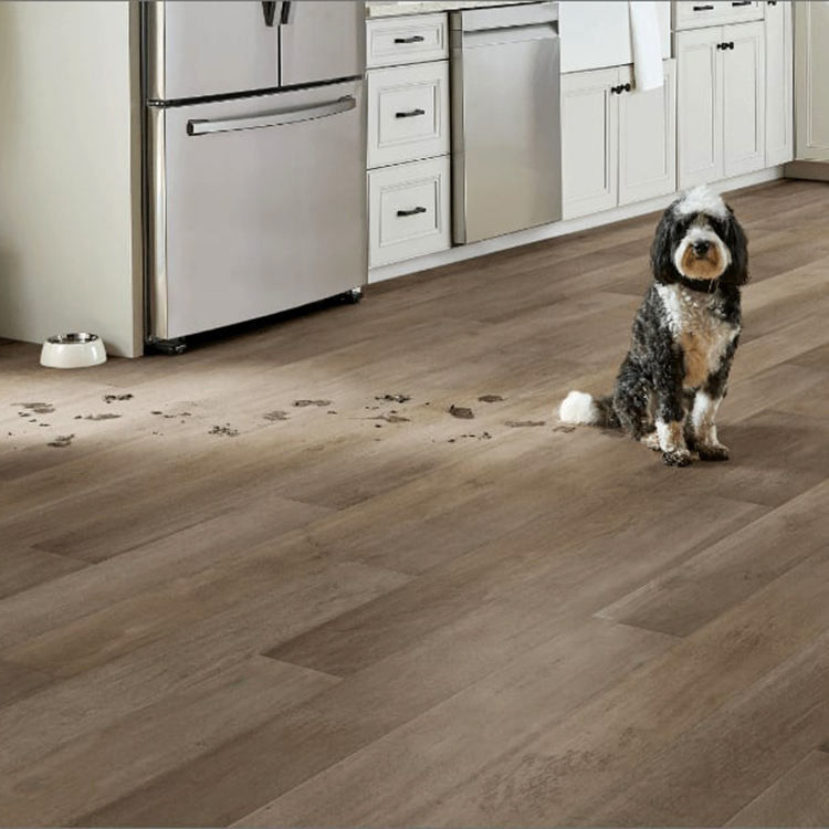 Wodoszczelna drewno ziarna 4mm 5mm Pvc Kliknij Zamknij podłogi Spc Lvp podłogi vinyl deski luksusowe podłogi vinyl z IXPE