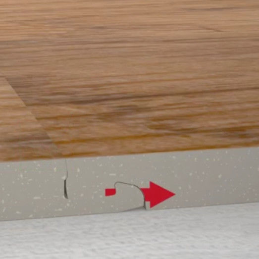 Unilin 5G CLICK SPC podłogi China CLICK LOCK podłogi 4MM 6MM drewniane podłogi wygrabowane bezpośrednia fabryka