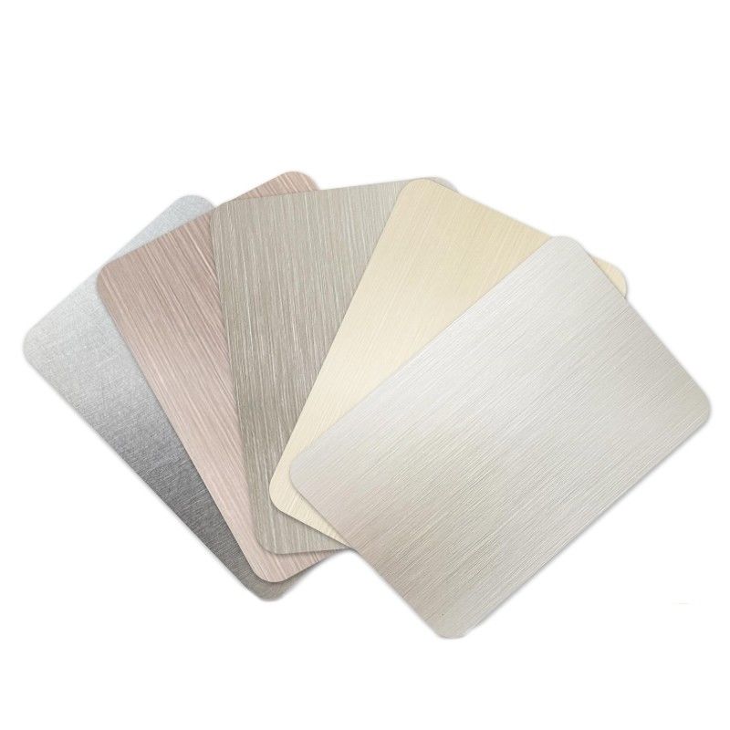 Bamboo Węgiel drzewny Finery Metal Panel ścienne Płytka dekoracyjna Bamboo PET Metal Board