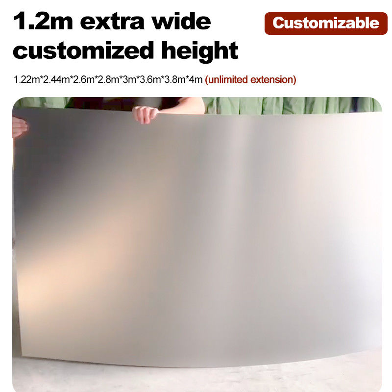 Bamboo Węgiel drzewny Finery Metal Panel ścienne Płytka dekoracyjna Bamboo PET Metal Board