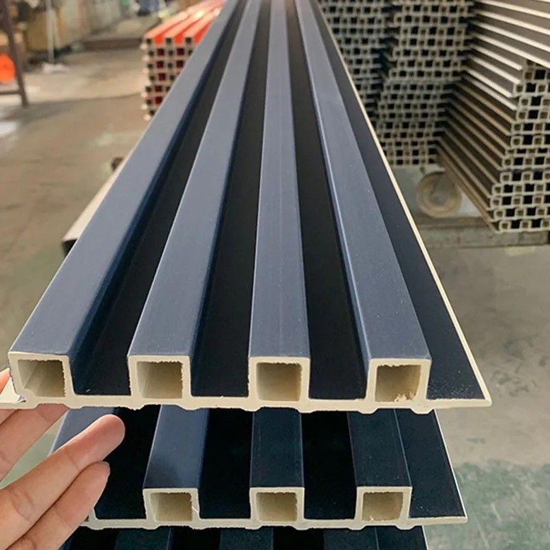 Akustyczna Dekoracja ścian wewnętrznych drewno 3D panel ścienny płytka WPC Cldding WPC Płytki ścienne