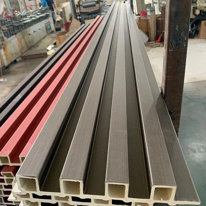 Akustyczna Dekoracja ścian wewnętrznych drewno 3D panel ścienny płytka WPC Cldding WPC Płytki ścienne