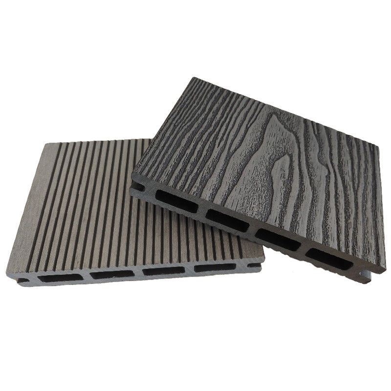 Drzewa zewnętrzne Plastyk kompozytowy Decking drewniane podłogi 3D embossed WPC podłogi kompozytowe deck