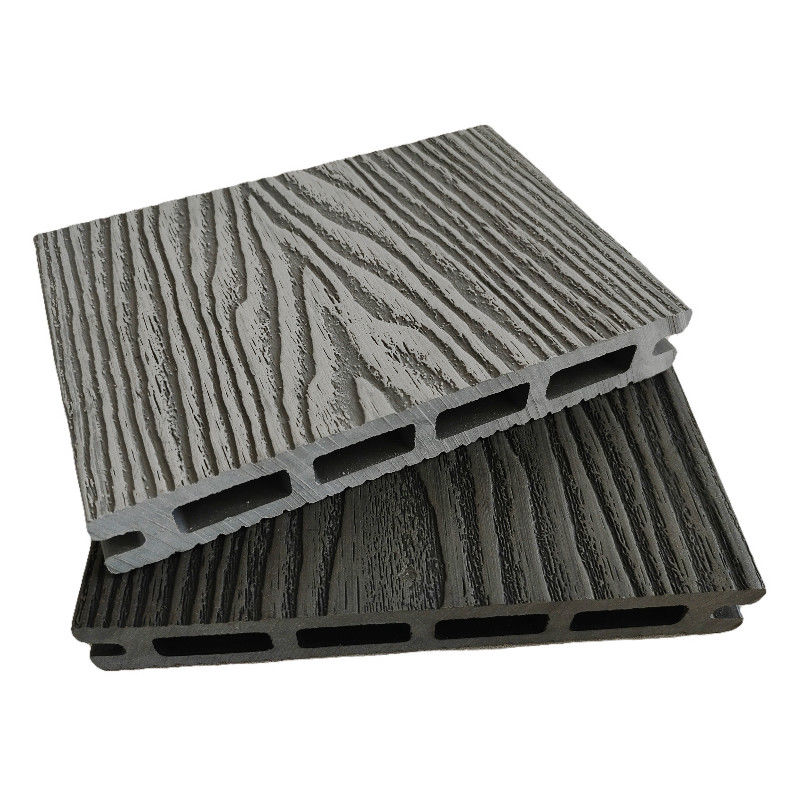 Drzewa zewnętrzne Plastyk kompozytowy Decking drewniane podłogi 3D embossed WPC podłogi kompozytowe deck