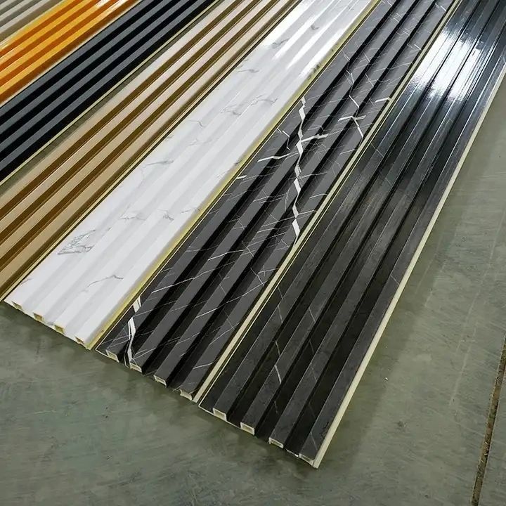 Wysokiej jakości drewno plastikowe kompozyty dekoracyjne Dekoracja wnętrza 3D wodoodporna Wpc zewnętrzna ściana