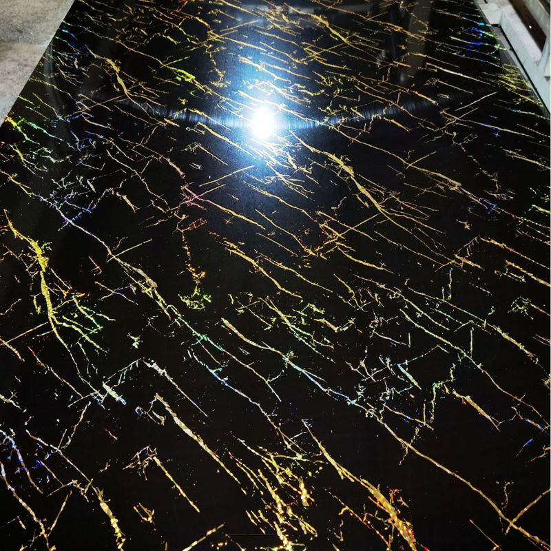 1220*2440 Laminat 3d UV Marmurowy arkusz grubość 3mm Do dekoracji ścian