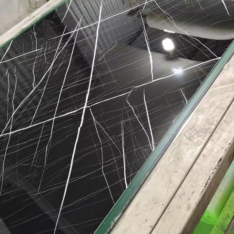 Płytka laminatowa z płyty UV PVC 1220*2440mm Dekoracja wnętrz Panel marmurowy