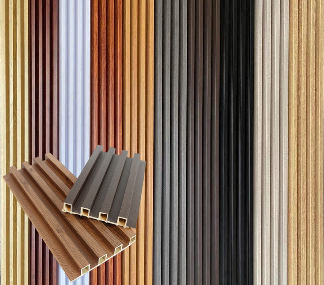 16cm Wnętrze WPC Dekor Wooden Composite Panel ścian wewnętrznych