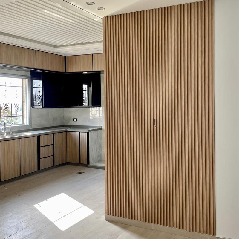 16cm Wnętrze WPC Dekor Wooden Composite Panel ścian wewnętrznych