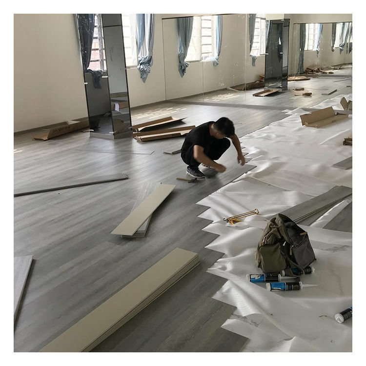 4mm 180*1220mm PVC podłogi winylowe Piso SPC Kliknij wodoodporne podłogi plastikowe SPC