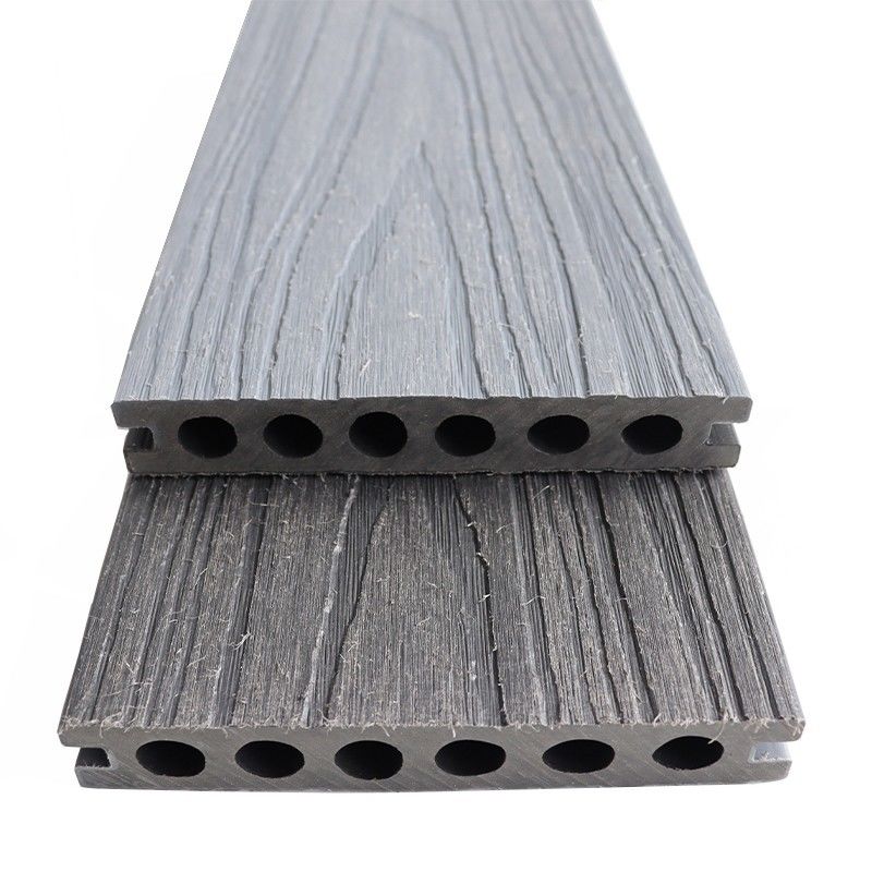 UV-stabilny zewnętrzny solidny wodoodporny drewniany wysokiej wytrzymałości CE certyfikowany WPC drewno-plastik kompozytowy pokład podwójnych kolorów