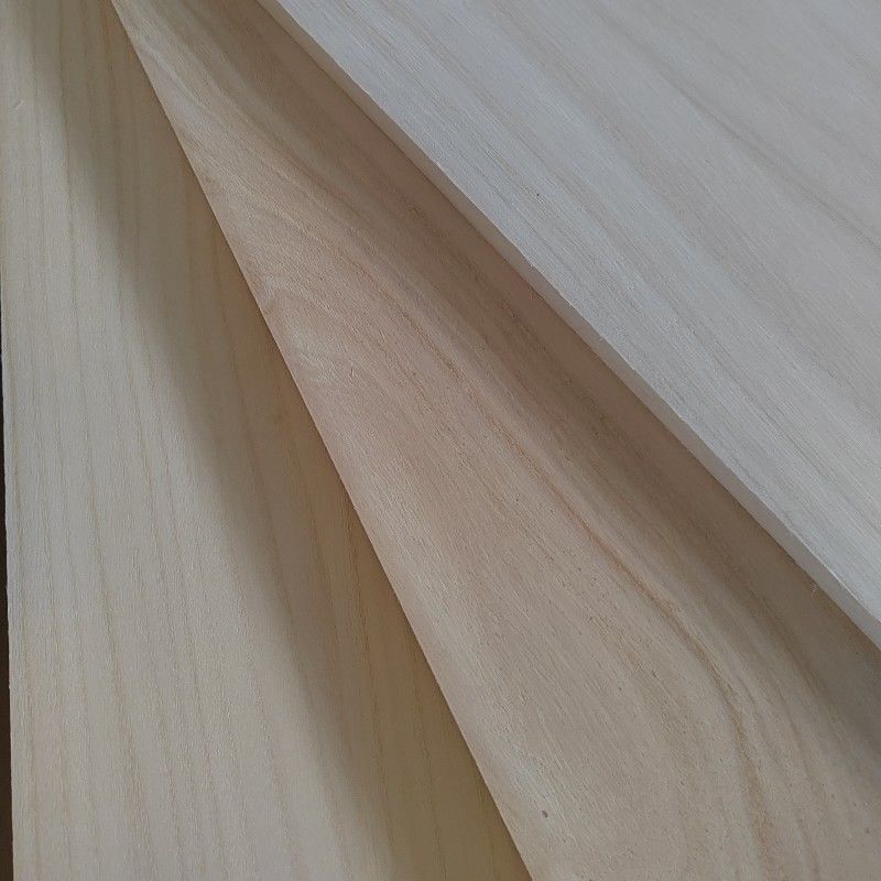 Paulownia Twarda drewno krawędzi Klejowane płyty dla mebli Zawartość wilgoci 8%-12% Trwałe wytrzymałe konstrukcja