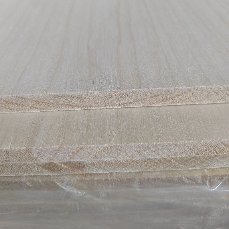 Paulownia Twarda drewno krawędzi Klejowane płyty dla mebli Zawartość wilgoci 8%-12% Trwałe wytrzymałe konstrukcja