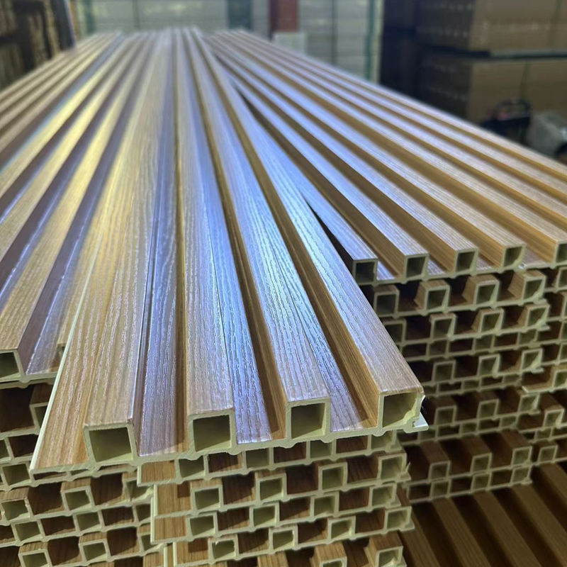 Łatwe w montażu Panel ścienny z drewna Wpc Panel ścienny zewnętrzny Wnętrze