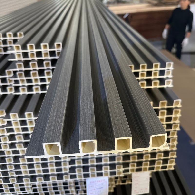 Łatwe w montażu Panel ścienny z drewna Wpc Panel ścienny zewnętrzny Wnętrze