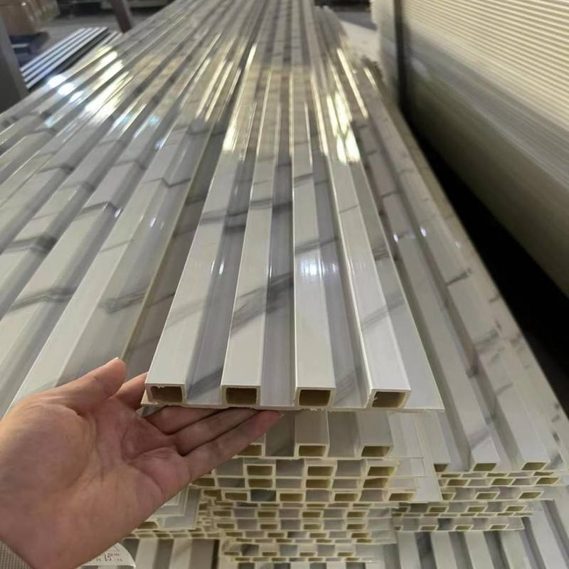 Nowoczesny drewniany kompozyt z tworzyw sztucznych WPC Panel ścienny do łazienki Wnętrze PVC Alternatywa