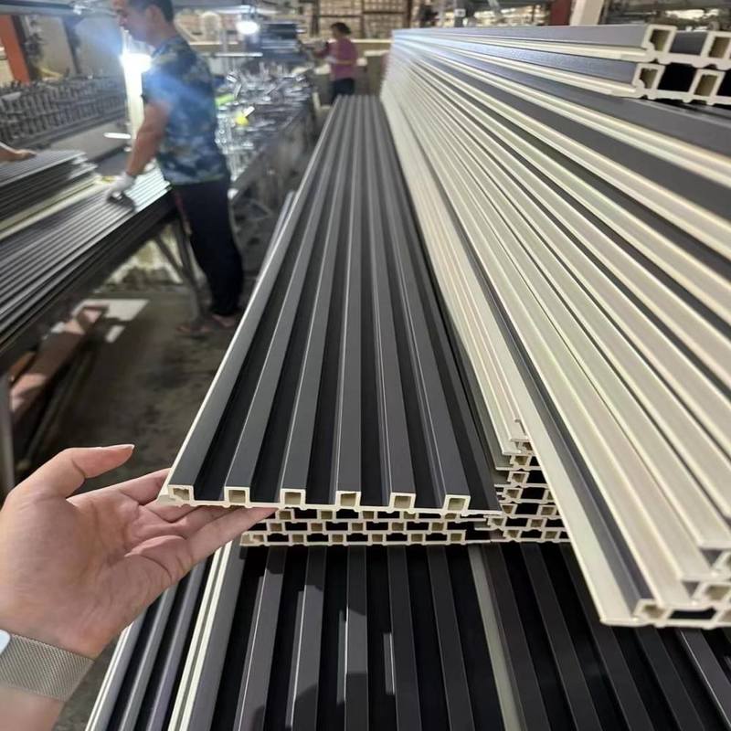 Nowoczesny drewniany kompozyt z tworzyw sztucznych WPC Panel ścienny do łazienki Wnętrze PVC Alternatywa