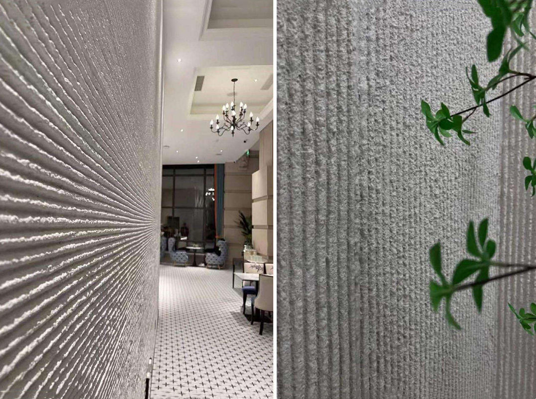 Wodotwórcze 3D gięte miękkie elastyczne trawertyn sztuczny kamień fałdowane panele ścienne Nowoczesny styl projektowania dla okładzin sypialni