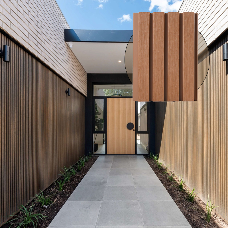 Outdoor Waterproof WPC Wall Cladding Decorative Exterior Cladding Panel for Wall Cladding Outdoor WPC Wall Panel