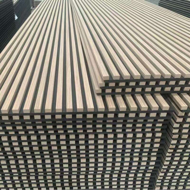 Gorąco sprzedawane Panele akustyczne Panele ścienne drewniane Panele ścienne z płytkami Dekoracja domu Panele ścienne wnętrza przeciwdźwiękowe