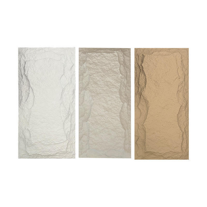 Wielofunkcyjny wnętrze lekkie Pu sztuczne skamieniałe pokrycie okładziną zewnętrzną Dekoracja 3D Kamień Panel ścienny wysokiej jakości