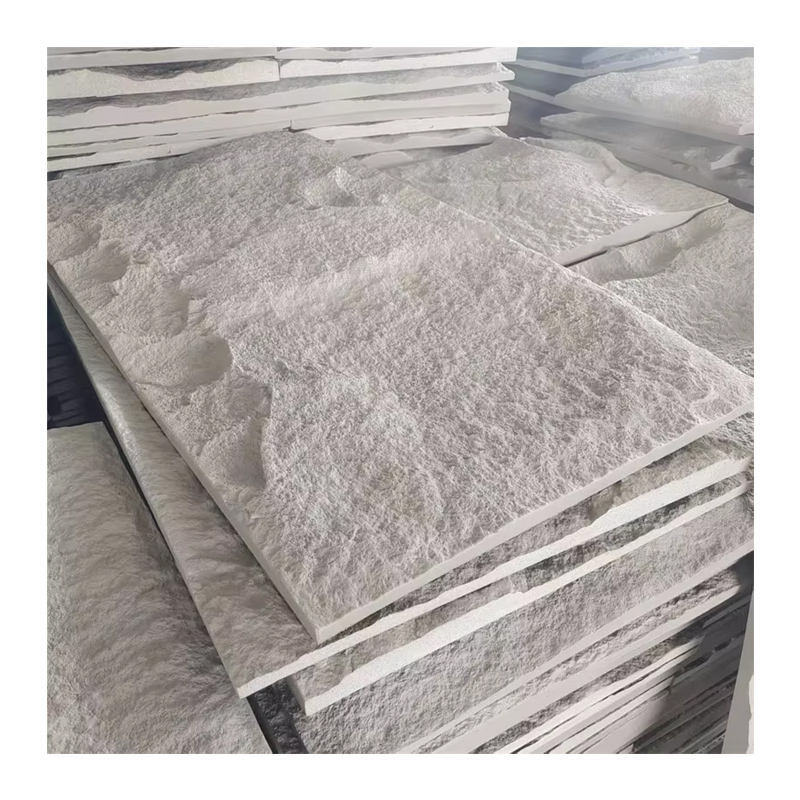 Wielofunkcyjny wnętrze lekkie Pu sztuczne skamieniałe pokrycie okładziną zewnętrzną Dekoracja 3D Kamień Panel ścienny wysokiej jakości