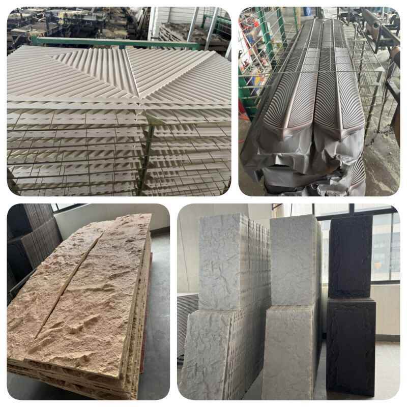 Fabryczna sprzedaż bezpośrednia Płyty ścienne z kamienia PU lekkie, nowoczesne, sztuczne, wodoszczelne, płyty ścienne i deski, łatwe do montażu