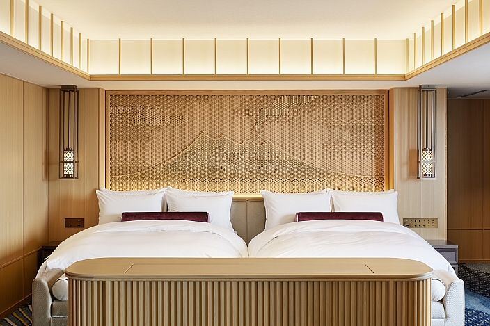 Japoński styl wysokiej technologii Tradycyjny drewniany kwiatowy szczyp lub kumiko do mebli lub okien