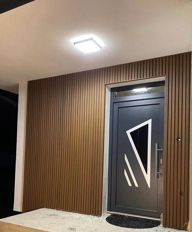 Nowoczesny panel elewacyjny WPC, siding zewnętrzny, panel ścienny WPC, okładzina ścienna do hotelu