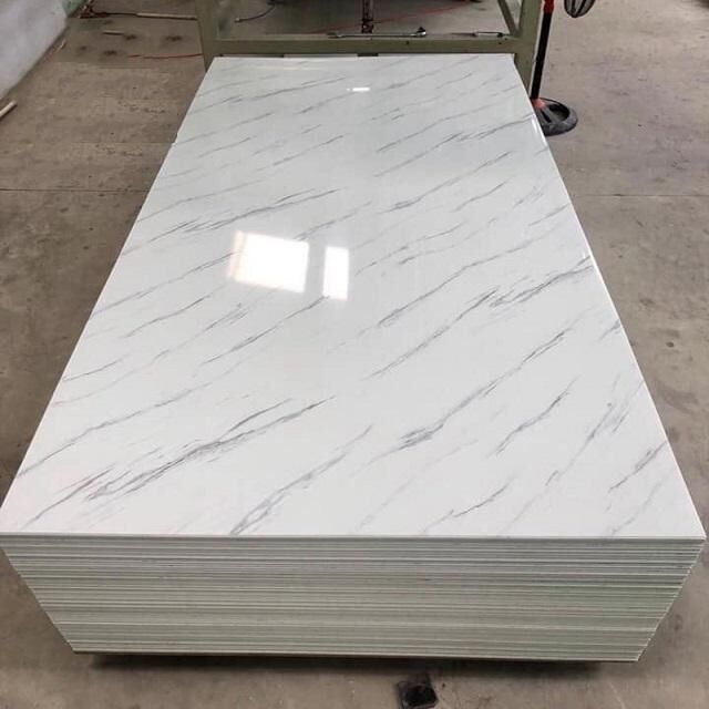 Wysokiej jakości panel ścienny PVC z efektem marmuru UV, odporny na wilgoć i wodę WPC do dekoracji hotelowych w najlepszej cenie