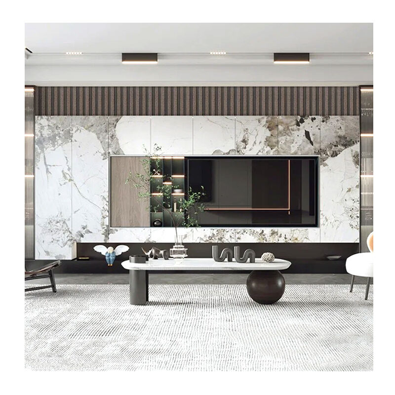 Cena hurtowa 4X8 FT Alternatywny panel ścienny z PVC do marmuru i płyta o wysokim połysku, powłoka UV, arkusz marmuru