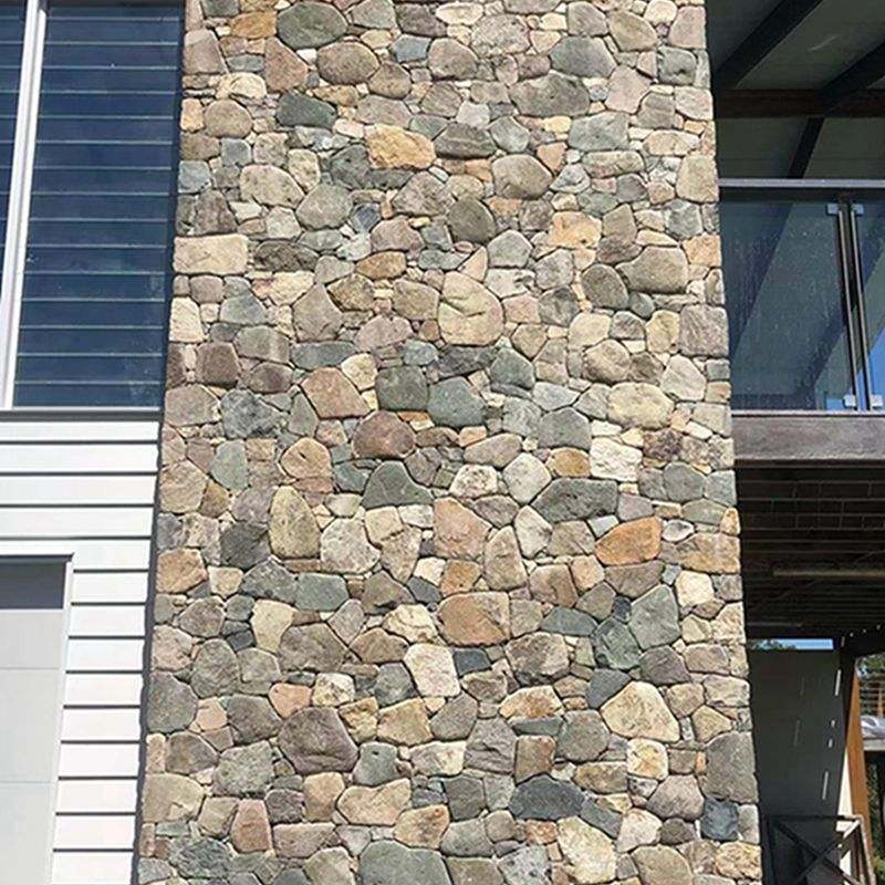 Naturalne wykończenie z łupka kamiennego do okładzin kolumn łazienkowych, ścian zewnętrznych i wewnętrznych w Kerala, panele kamienne