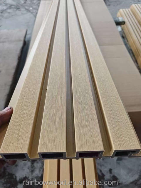 Nowoczesny wodoodporny panel ścienny z kompozytu WPC do użytku zewnętrznego w budynkach komercyjnych - niska cena