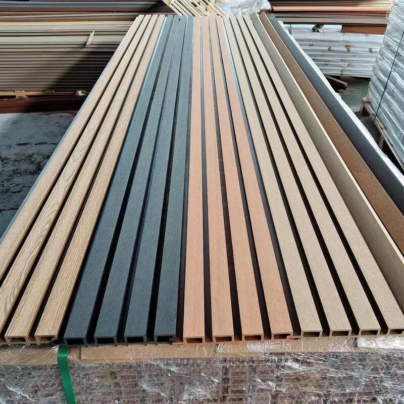 Hot Sale Exterior Fluted Wall Wood Alternatives Wpc Wall Panels for Outdoor