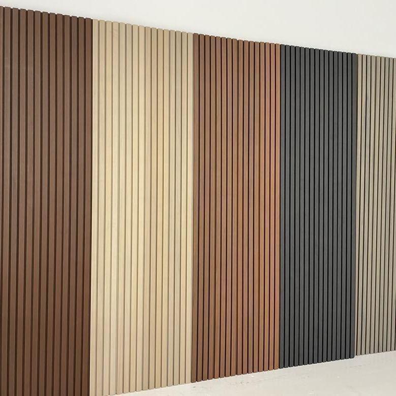 Wood Alternatives Substitute Exterior Wall Panel Decoration Wooden Fluted Wpc Wall Board Panel