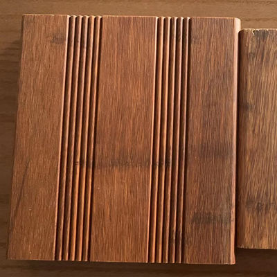 Wodotrzymałe bambusowe deski pokładowe podłogi Włókna tkanina Naturalna powierzchnia zewnętrzna