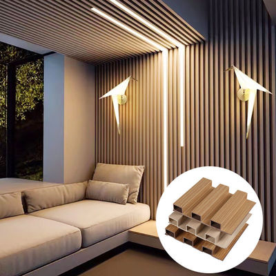 Fabryka Dekoracja wnętrza PVC powłoka Płytka ścienna WPC Panel ścienny