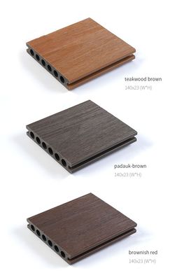Płytki zewnętrzne WPC 3D wybrukowane drewno plastikowe kompozytowe podłogi do ogrodu