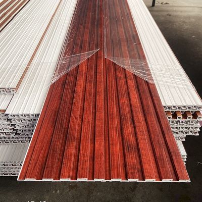 Wnętrze Wpc Panel ścienny z teksturą drewna